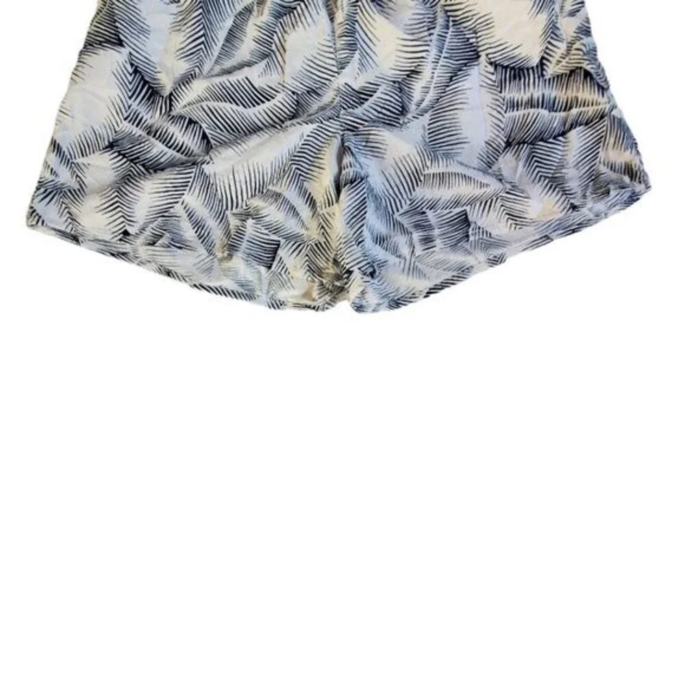 Gap Kids blue white leaf print shorts sz XXL
